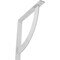 Ekena Millwork Bulwark Steel Bracket, Hammered White 2"W x 16"D x 16"H BKTM02X16X16BUHWH - alternate 1